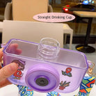 Kawaii Camera-Shaped Water Bottles for Fun and Stylish Hydration - storage bin