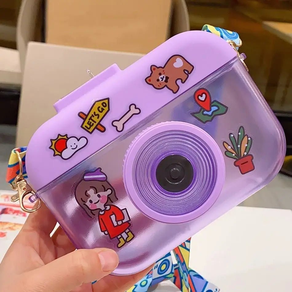 Kawaii Camera - Shaped Water Bottles for Fun and Stylish Hydration - Cosparty