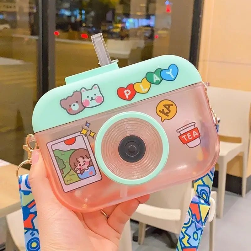 Kawaii Camera - Shaped Water Bottles for Fun and Stylish Hydration - Cosparty