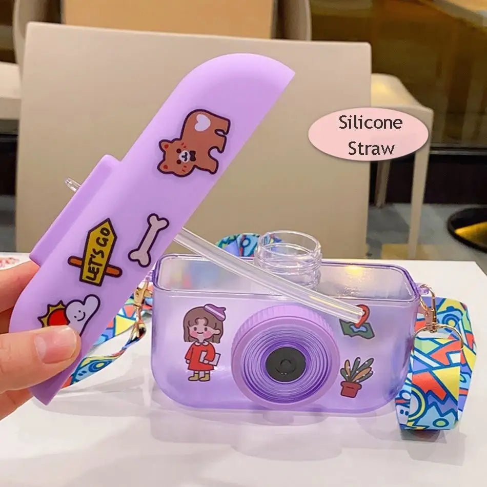 Kawaii Camera - Shaped Water Bottles for Fun and Stylish Hydration - Cosparty