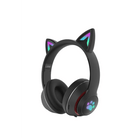 Kawaii Cat Ear Headset with Light - Up Paw Print Design - Cosparty