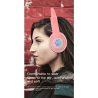 Kawaii Cat Ear Headset with Light - Up Paw Print Design - Cosparty