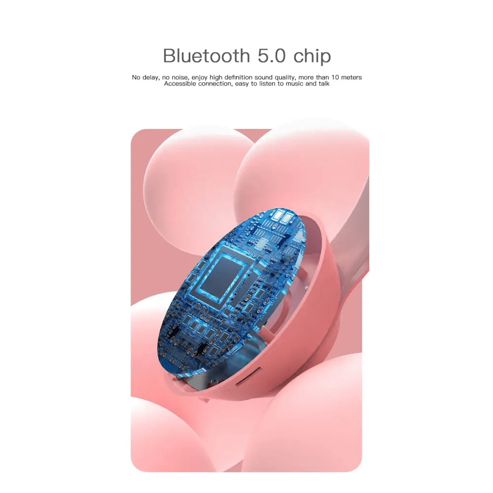 Kawaii Cat Ear Headset with Light - Up Paw Print Design - Cosparty