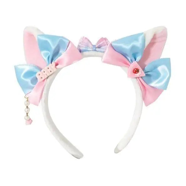 Kawaii Cat Ears and Lolita Bear Headband for Cute Fashion Lovers - headband