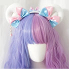 Cotton Candy Ears - Bear Ears - headband