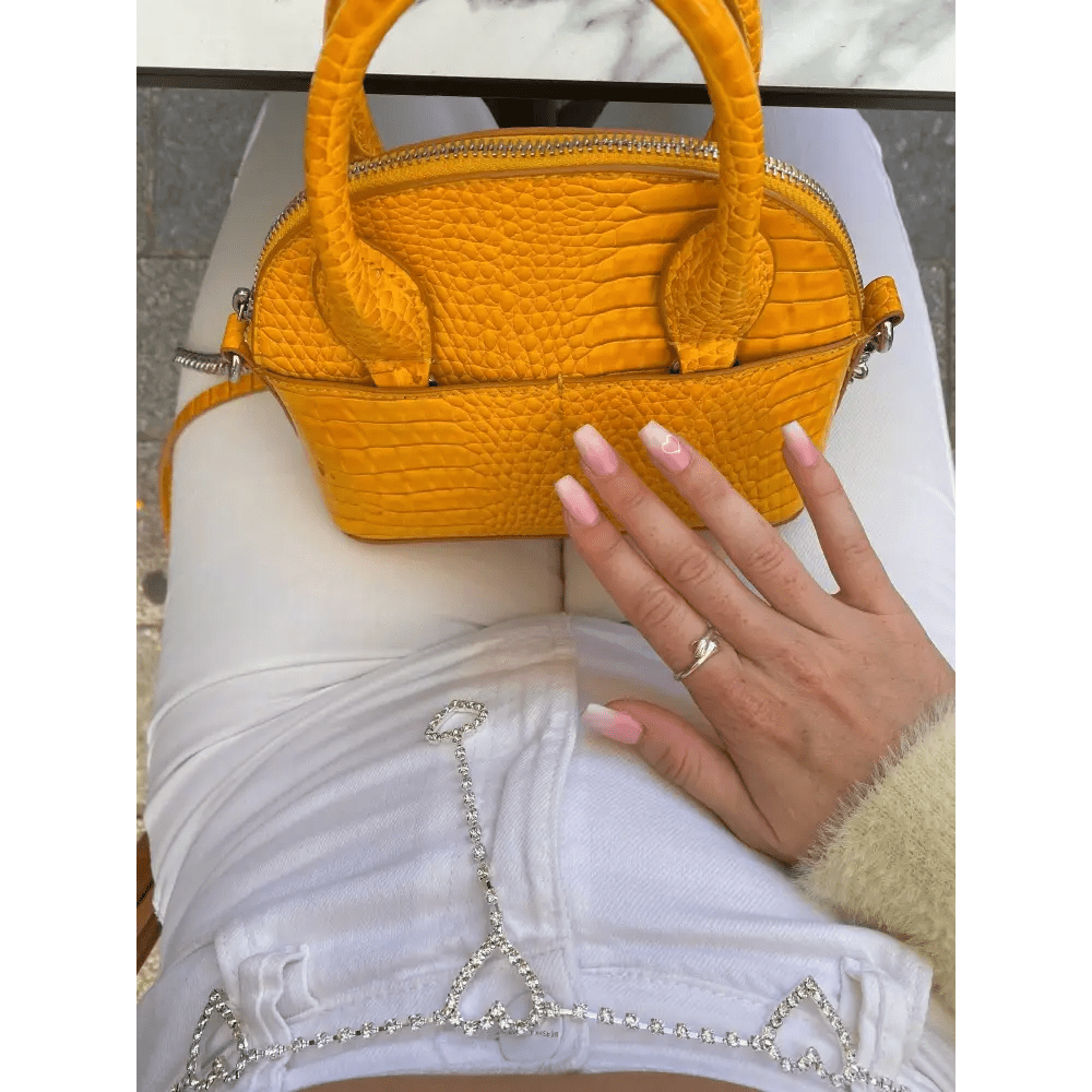 Kawaii Chain Belt with Heart or Rhinestone Embellishments - Cosparty