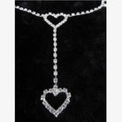 Kawaii Chain Belt with Heart or Rhinestone Embellishments - Cosparty