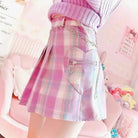 Kawaii Chain Belt with Heart or Rhinestone Embellishments - Cosparty