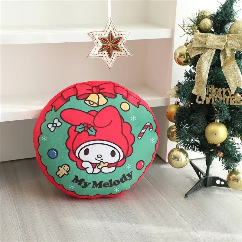 Kawaii Christmas Holiday Sofa Throw Pillows for Festive Decor - Cosparty
