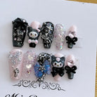 Kawaii deco press on nails - 3d - acrylic nails - fake - kawaiicore - my melody