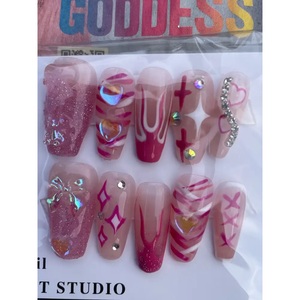 Kawaii Deco Press On Nails for an Adorable Nail Makeover - nails