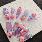 Kawaii deco press on nails - 3d - acrylic nails - fake - kawaiicore - my melody