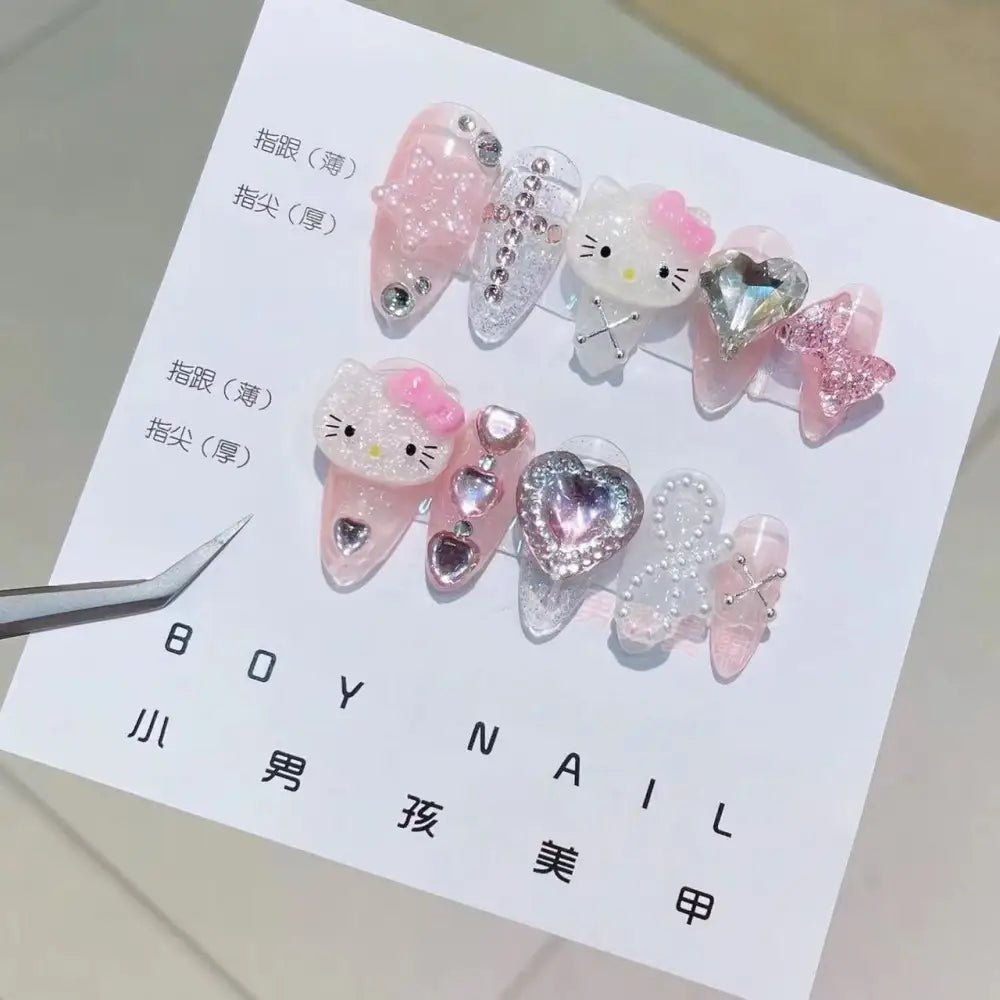Kawaii Deco Press On Nails for an Adorable Nail Makeover - Cosparty