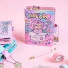Kawaii Diary Planner with Pastel Rainbow Prints In Stock - Cosparty