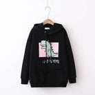 Kawaii Dinosaur Hoodie in Pastel Colors with Cute Japanese Writing - Cosparty
