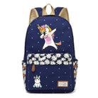 Kawaii Everyday Backpack in Various Styles and Colors - Navy Blue 3 - Backpack