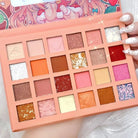 Kawaii Eyeshadow Palette with Warm Tones and Cute Anime Design - Cosparty