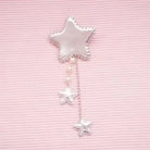 Kawaii Fairy-Kei Star Hair Clip with Charms and Pearls - Accessories