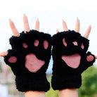 Kawaii Fingerless Neko Cat Paw Gloves for Cozy Comfort - Accessories