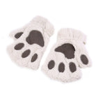 Kawaii Fingerless Neko Cat Paw Gloves for Cozy Comfort - Accessories