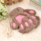 Kawaii Fingerless Neko Cat Paw Gloves for Cozy Comfort - Cosparty
