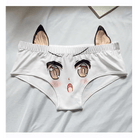 Kawaii Floppy Neko Eared Anime Face Underwear - Cosparty