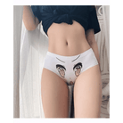Kawaii Floppy Neko Eared Anime Face Underwear - Cosparty