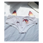 Kawaii Floppy Neko Eared Anime Face Underwear - underwear