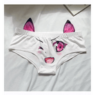 Kawaii Floppy Neko Eared Anime Face Underwear - Cosparty