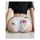 Kawaii Floppy Neko Eared Anime Face Underwear - underwear