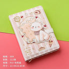 Kawaii Food Inspired Journal with Vibrant Pastel Prints - Cosparty