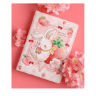 Kawaii Food Inspired Journal with Vibrant Pastel Prints - Cosparty