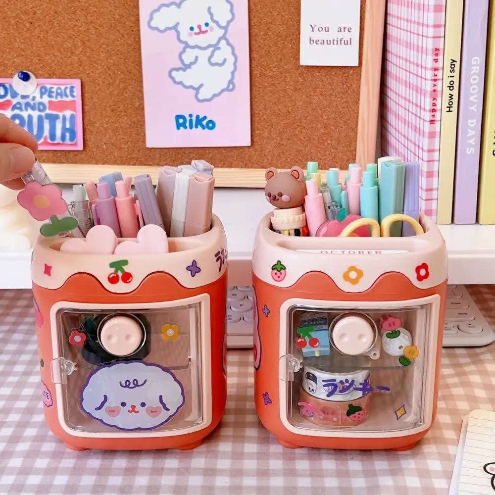 Kawaii Fridge Pen and Desk Organizer for a Fun Workspace - Cosparty