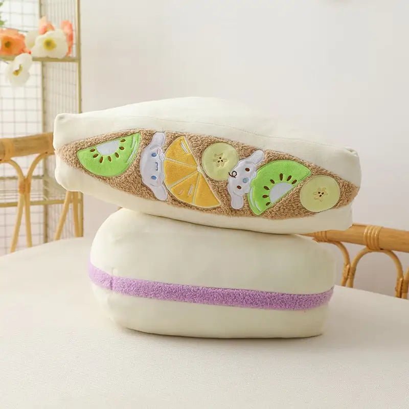 Kawaii Fruit Sandwich Plushies for Adorable Cuddly Fun - Cosparty