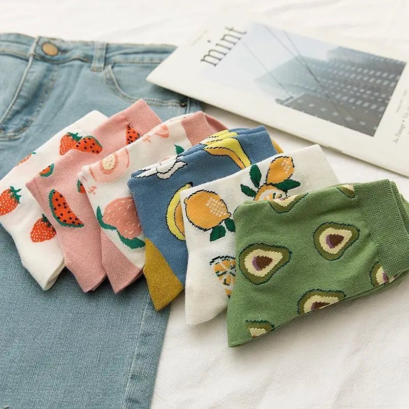 Kawaii Fruit Socks for a Sweet and Cozy Look - Cosparty