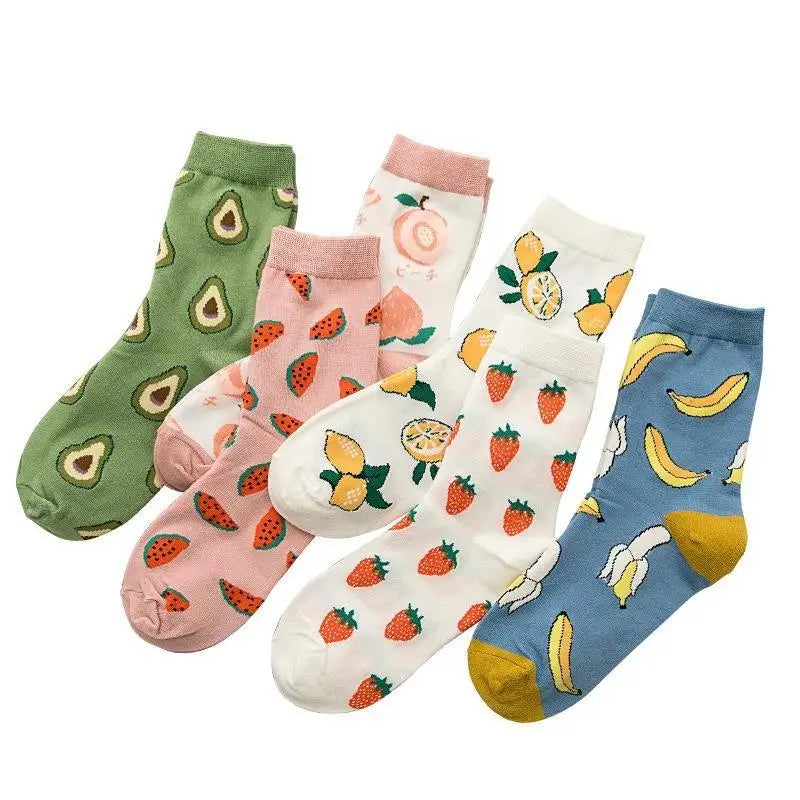 Kawaii Fruit Socks for a Sweet and Cozy Look - socks