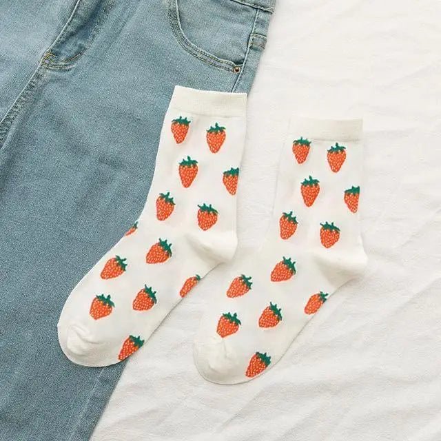 Kawaii Fruit Socks for a Sweet and Cozy Look - Cosparty