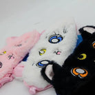 Kawaii Fuzzy Sleep Mask for Cozy Light Blocking Rest - sleep mask