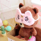 Kawaii Fuzzy Sleep Mask for Cozy Light Blocking Rest - Cosparty