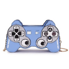 Blue Playstation Controller 3D Handbag Glitter Purse Kawaii Bag