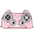 Pink Playstation Controller 3D Handbag Glitter Purse Kawaii Bag