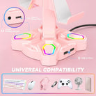 Kawaii Gamer Headset & Controller LED Stand for Ultimate Setup - headset stand