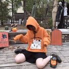 Kawaii Goth Candy Hoodie Sweater for Halloween and Year - Round Wear - Cosparty