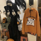 Kawaii Goth Candy Hoodie Sweater for Halloween and Year - Round Wear - Cosparty
