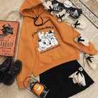 Kawaii Goth Candy Hoodie Sweater for Halloween and Year - Round Wear - Cosparty