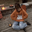 Kawaii Goth Candy Hoodie Sweater for Halloween and Year - Round Wear - Cosparty