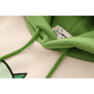 Kawaii Green T - Rex Japanese Dino Hoodie with 3D Spikes in New Condition - Cosparty