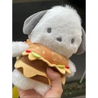 Kawaii Hamburger Puppy Bag for Adorable Fashion Enthusiasts - purse