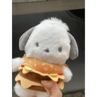 Kawaii Hamburger Puppy Bag for Adorable Fashion Enthusiasts - Cosparty