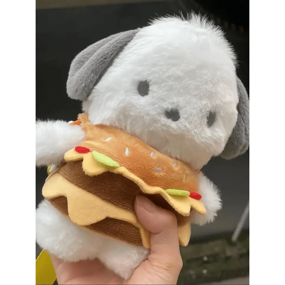 Kawaii Hamburger Puppy Bag for Adorable Fashion Enthusiasts - Cosparty